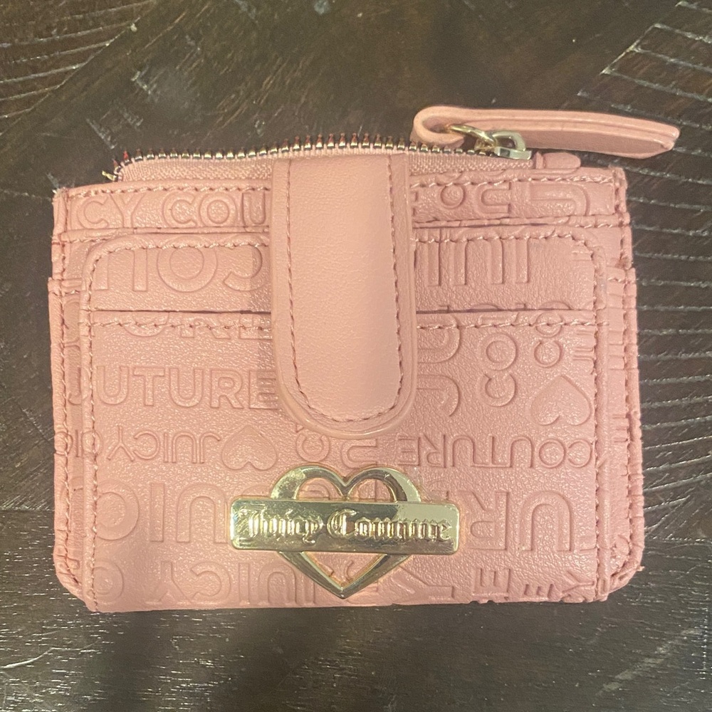 Juicy Couture Embossed Pink Wallet